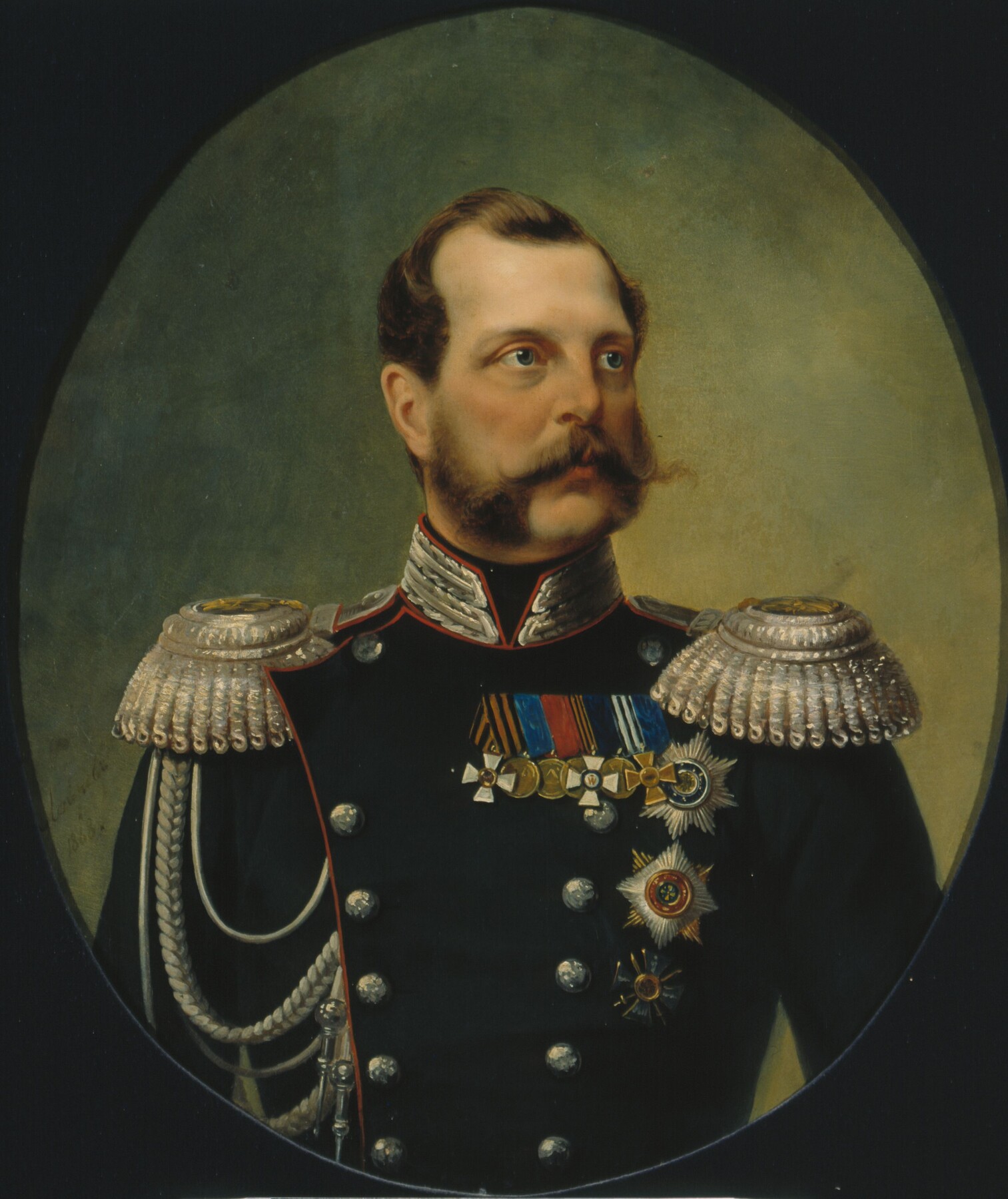 Портрет императора. Александр II Николаевич (1855-1881). Александр II Николаевич Романов (освободитель). Лавров н.а. Император Александр II освободитель. 1868. Николай Лавров портрет императора Александра II.